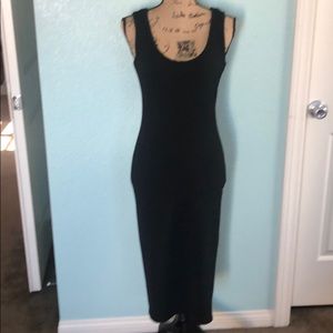 Midi black dress